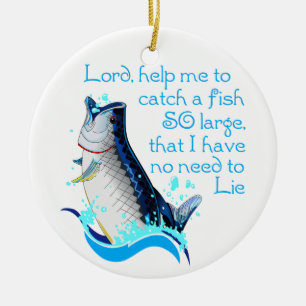 Adorno De Cerámica Oración de pesca
