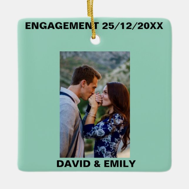 ADORNO DE CERÁMICA ORANAMENTE DE COMPROMISO (Anverso)