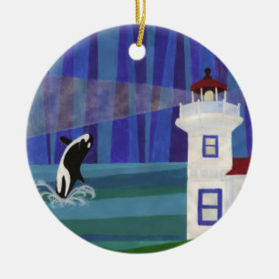 Adorno De Cerámica Orca Tokitae