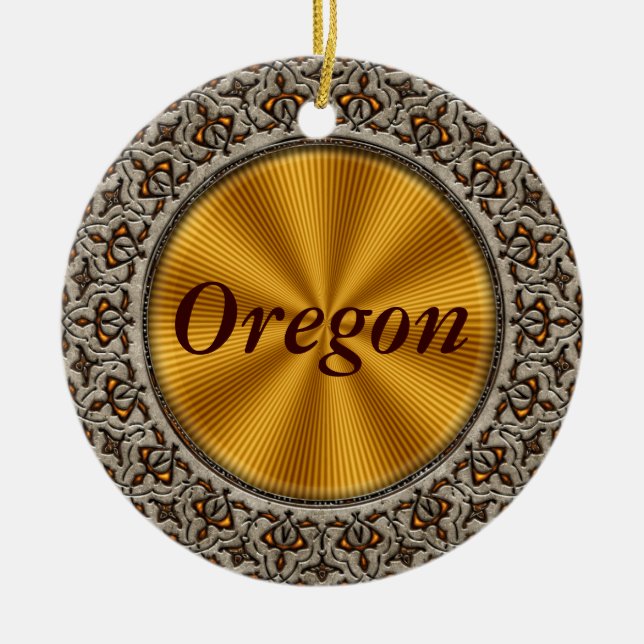 Adorno De Cerámica Oregon (Frente)