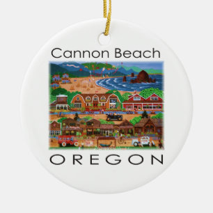 Adorno De Cerámica ~ Oregon de la playa del cañón