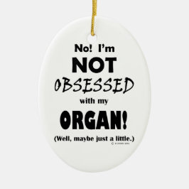 Adorno De Cerámica Órgano Obsesionado