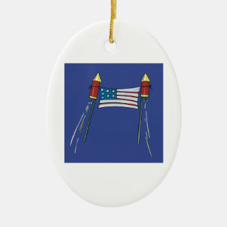 Adorno De Cerámica Orgullo Americano