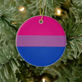 Adorno De Cerámica Orgullo Bisexual (Bandera Bi)