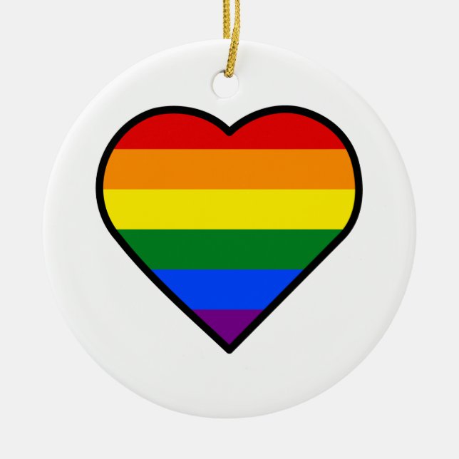 ADORNO DE CERÁMICA ORGULLO CORAZÓN (Frente)