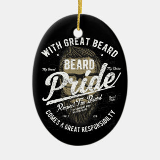 Adorno De Cerámica Orgullo de barba | Gran responsabilidad de la barb