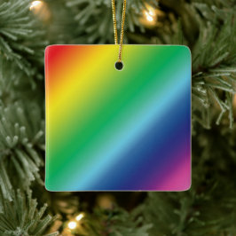 Adorno De Cerámica Orgullo de colores arcoiris patrón lgbtq lgbt Navi