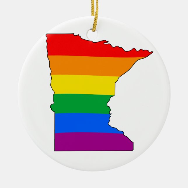 ADORNO DE CERÁMICA ORGULLO DE MINNESOTA - (Frente)