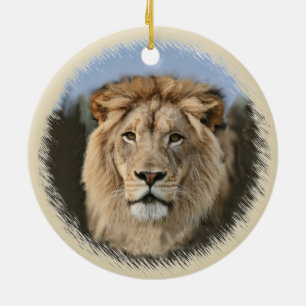 Adorno De Cerámica Orgullo del león