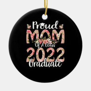 Adorno De Cerámica Orgullosa Madre De Una Graduación De Graduado De C