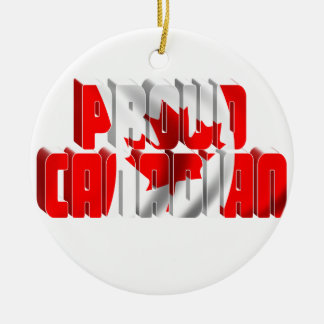 Adorno De Cerámica Orgulloso canadiense