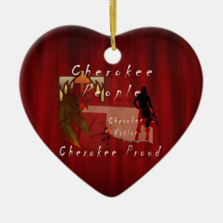 Adorno De Cerámica orgulloso cherokee