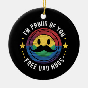 Adorno De Cerámica Orgulloso De Ti Abrazos De Papá Gratis Aliado Del 