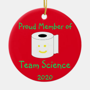 Adorno De Cerámica Orgulloso miembro de Team Science