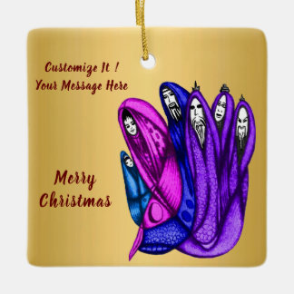 Adorno De Cerámica Ornament Christmas Three Wise Kings