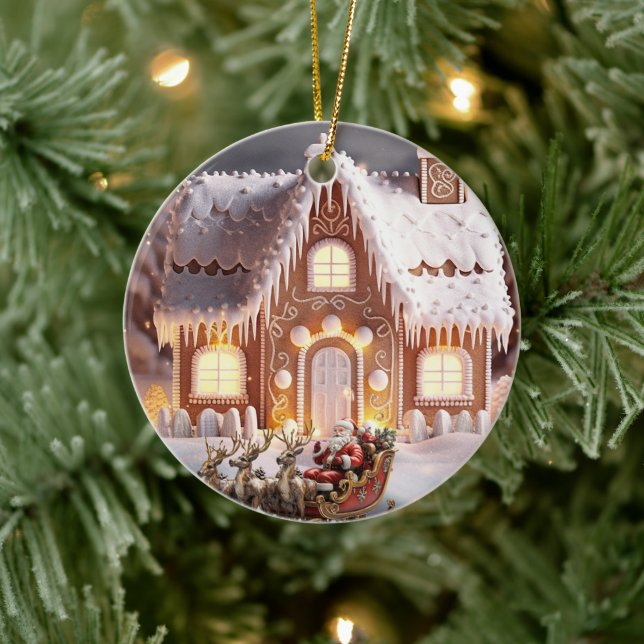 Adorno De Cerámica Ornament Santa's Sleigh (Árbol)