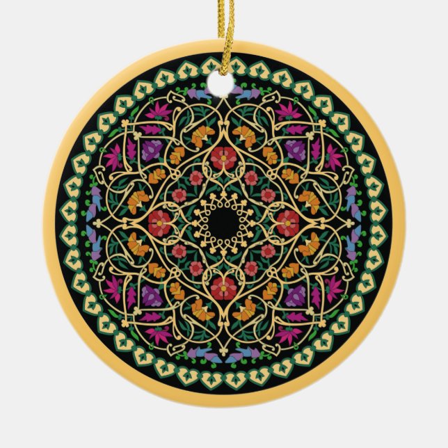Adorno De Cerámica Ornament with Arabic Islamic print (Frente)
