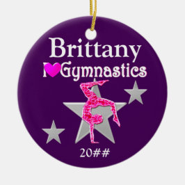 Adorno De Cerámica ORNAMENTE GIMNASIO PERSONALIZADO DE bonito PURPLE
