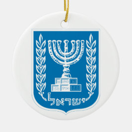 Adorno De Cerámica Ornamento/קישוטחגמולדישראל del navidad de ISRAEL