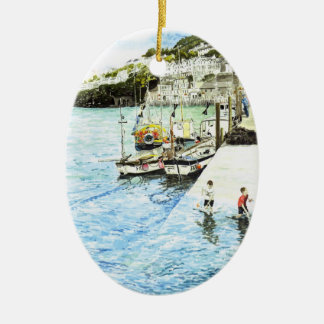 Adorno De Cerámica "Ornamento del puerto de Looe"