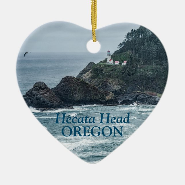 Adorno De Cerámica Ornamento: Faro Hecata Head (Heart) (Frente)