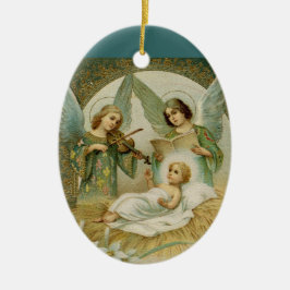 Adorno De Cerámica Ornamento: Gloria en Excelsis Deo