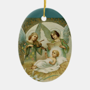 Adorno De Cerámica Ornamento: Gloria en Excelsis Deo