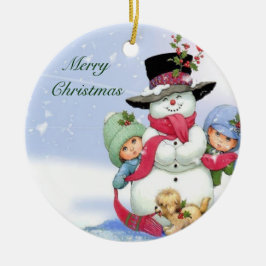 Adorno De Cerámica Ornamento:Ornamento de Navidad