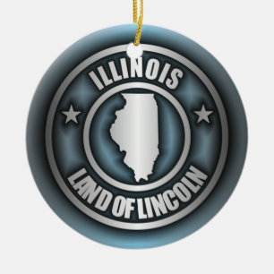 Adorno De Cerámica "Ornamentos del acero de Illinois" (b)