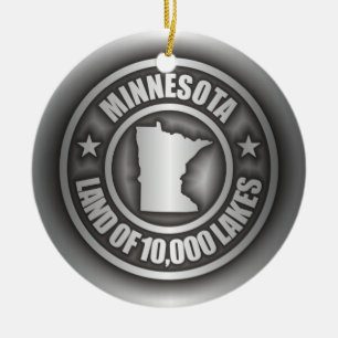 Adorno De Cerámica "Ornamentos del acero de Minnesota"