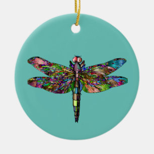 ADORNO DE CERÁMICA ORNAMIENTO DE DRAGONFLY