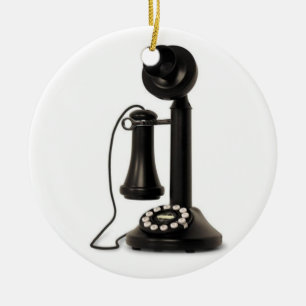 ADORNO DE CERÁMICA ORNAMIENTO TELEFÓNICO MUY VINTAGE