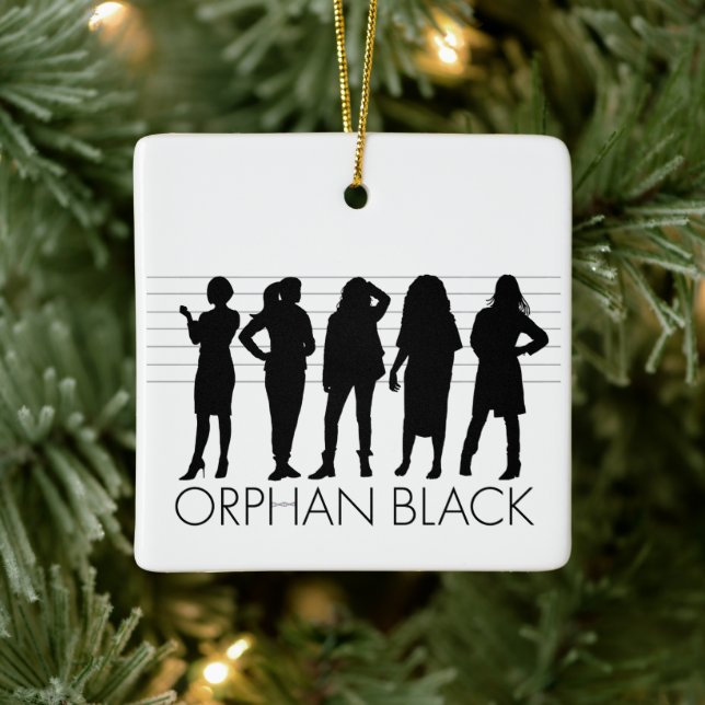Adorno De Cerámica Orphan Black | Silueta de caracteres (Árbol)