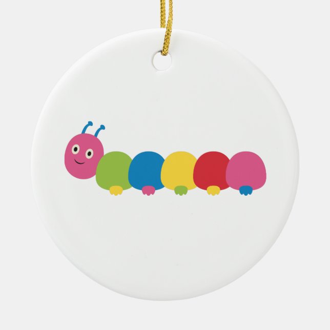 Adorno De Cerámica oruga (Frente)