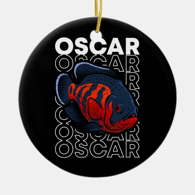 Adorno De Cerámica Oscar Fish 80's Style Monster Fish Keeper (Frente)