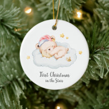 Oso conmemorativo de la primera Navidad sin el beb