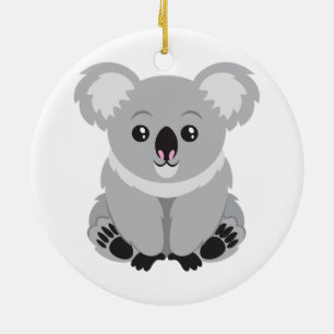 Adorno De Cerámica Oso de koala lindo