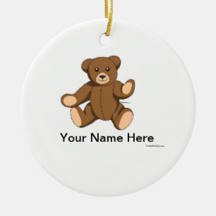 Adorno De Cerámica Oso de peluche - Regalo Personalizado masculino y