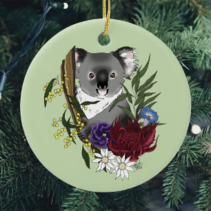 Adorno De Cerámica Oso Koala