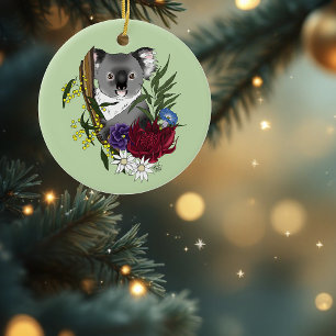 Adorno De Cerámica Oso Koala