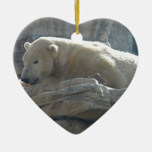 Adorno De Cerámica Oso Polar