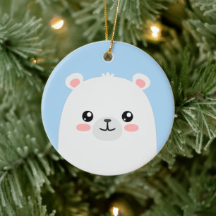 Adorno De Cerámica Oso polar