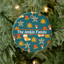 Adorno De Cerámica Otoño personalizado