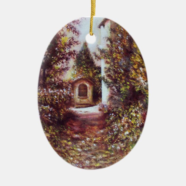 ADORNO DE CERÁMICA OTOÑO SILENCIOSO EN FLORENCIA (Frente)