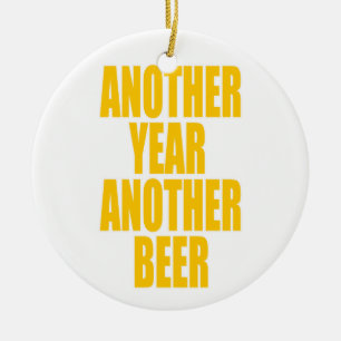Adorno De Cerámica Otro año otra cerveza