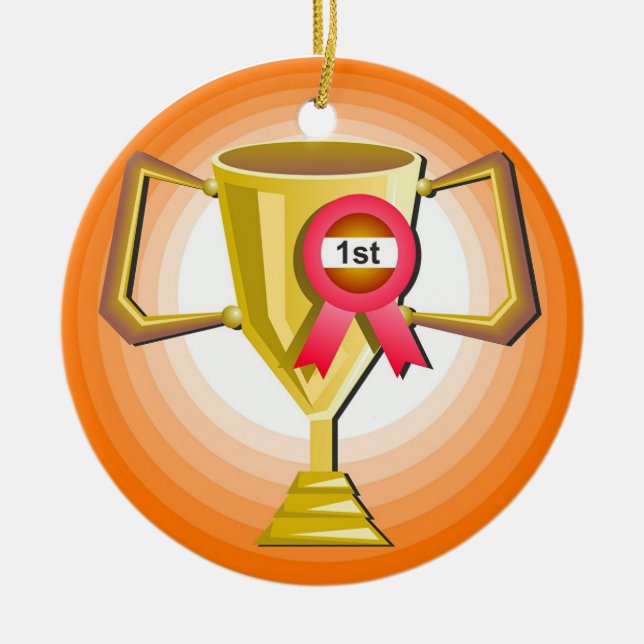 Adorno De Cerámica Otro trofeo (Frente)