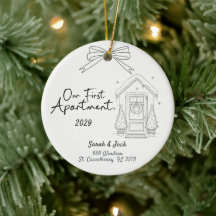Our First Apartment Custom Year & Names