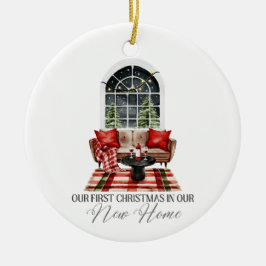 Adorno De Cerámica Our First Christmas in Our New Home