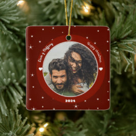 Adorno De Cerámica "Our first Christmas together". personalize