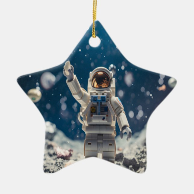 Adorno De Cerámica Out of This World Christmas Tree Ornament (Frente)